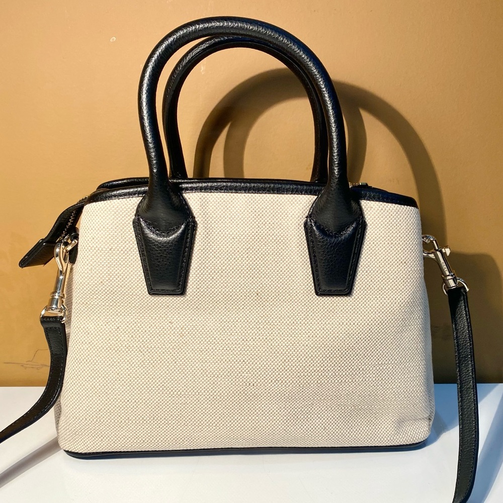 New DKNY Hutton Canvas Satchel Bag with Shoulder Strap (Store Return) - Picture 6 of 16